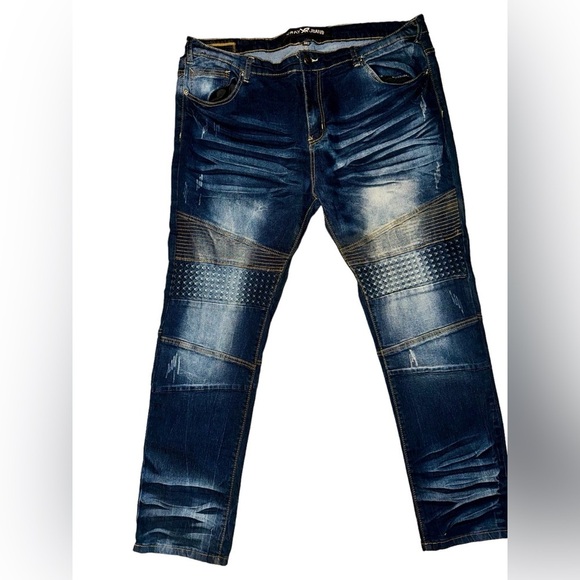 “X-RAY” Men’s Plus Size Moto Pants Size 44/32 BRAND NEW WITHOUT tags! 🏷️​ - Picture 3 of 8